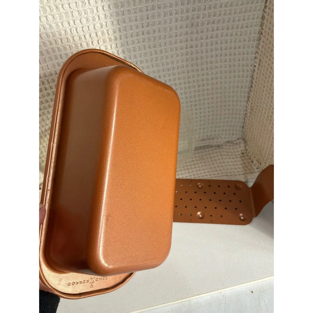 Kitchen Unisex Copper Chef Loaf Pan Set OS Copper